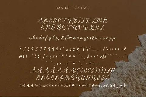 Banday demo font