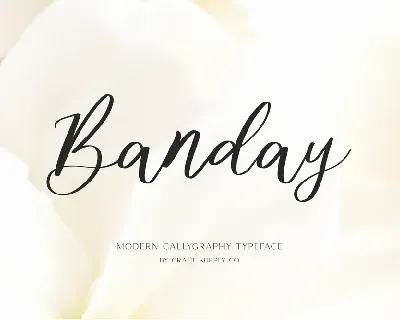 Banday demo font