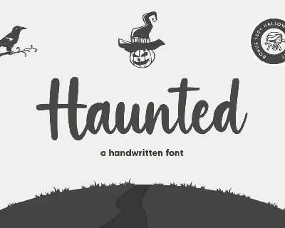 Haunted font