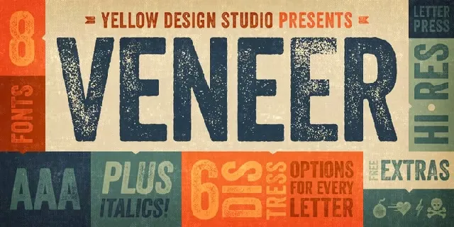 Veneer Family font