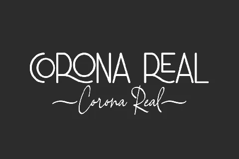 Corona Real font