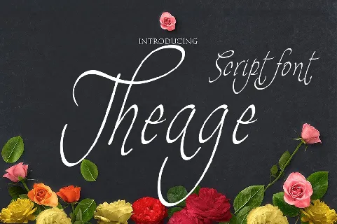 Theage Script font