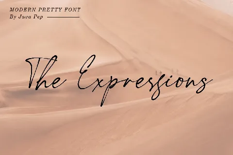 The Expressions font