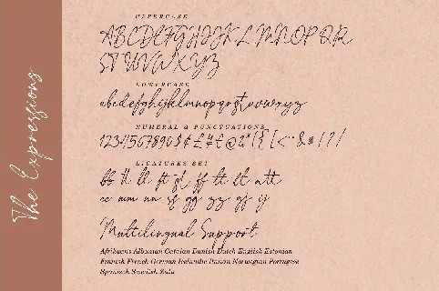 The Expressions font