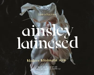 Ainsley Latinesed font