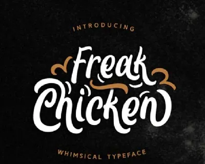 Freak Chicken font