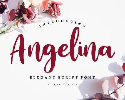 Angelina Playful Script font