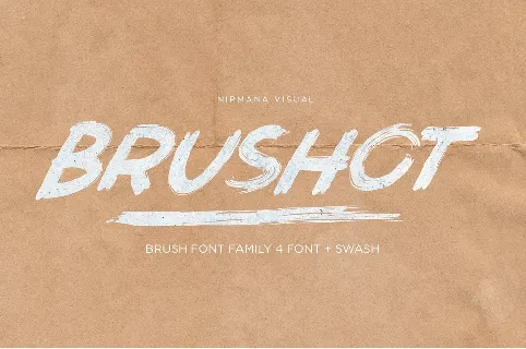 Brushot Brush Free font
