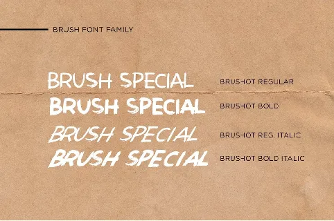 Brushot Brush Free font