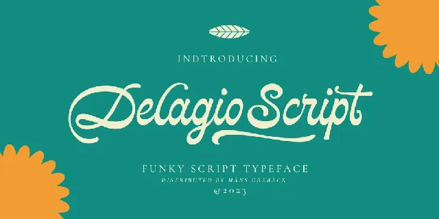 Delagio Script font