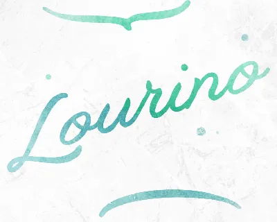 Lourino PERSONAL USE ONLY font