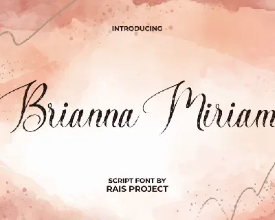 Brianna Miriam font