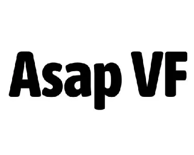 Asap VF Family font