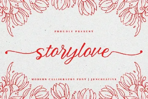 Storylove font