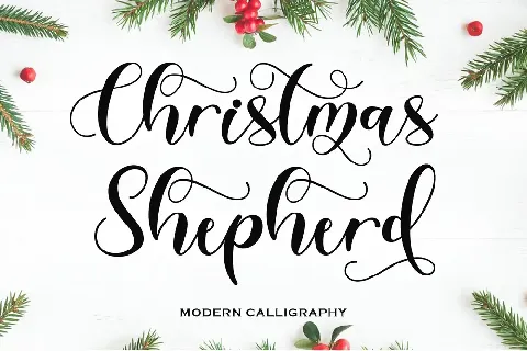 Christmas Shepherd font