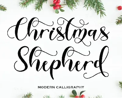 Christmas Shepherd font