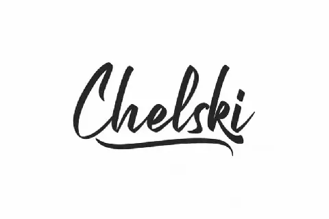 Chelski Script font