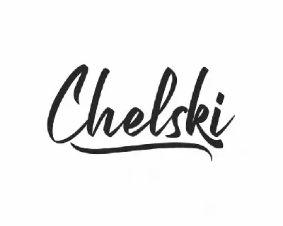 Chelski Script font