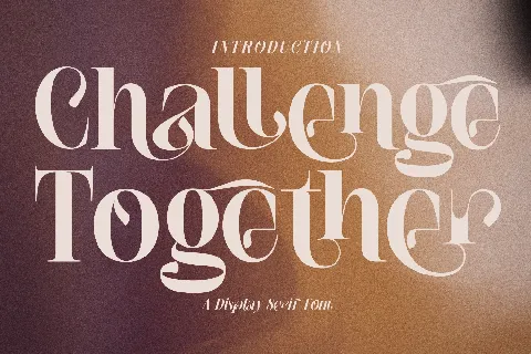 Challenge Together Demo font