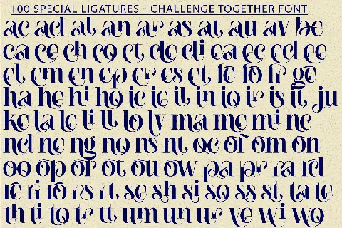 Challenge Together Demo font