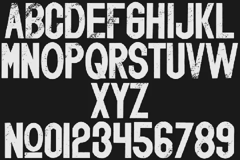 Breakthrough font