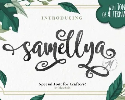 Samellya Script Free font