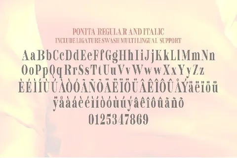 Ponita font