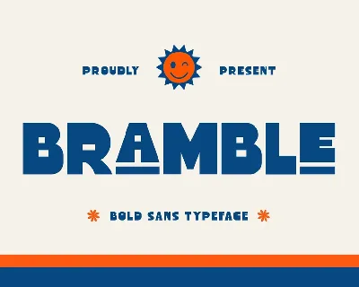 Bramble font