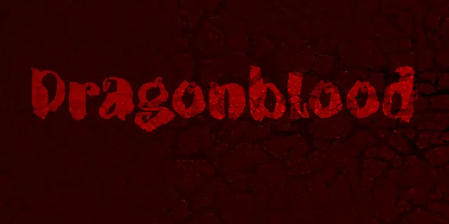 DK Dragonblood font