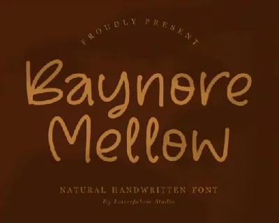 Baynore Mellow font