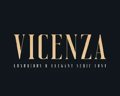 Vicenza font