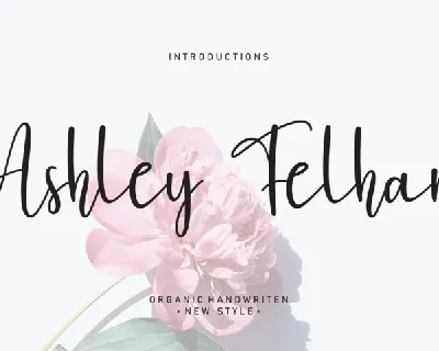 Ashley Felhan font