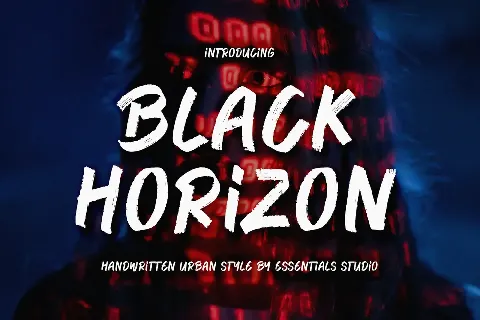 BLACK HORIZON font