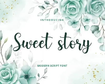 Sweet story Script font
