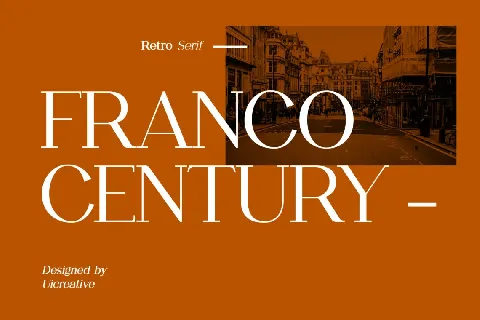 Franco Century font