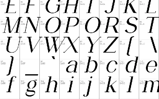 Franco Century font