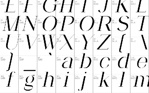 Franco Century font