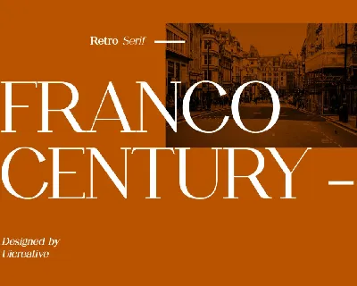 Franco Century font