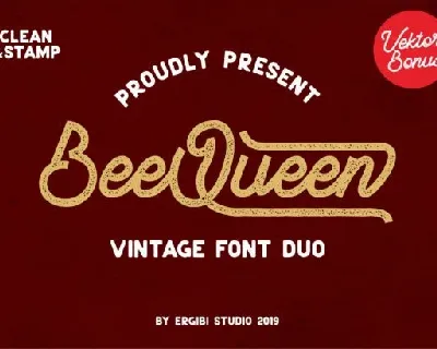 BeeQueen Script font