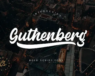 Guthenberg Free font