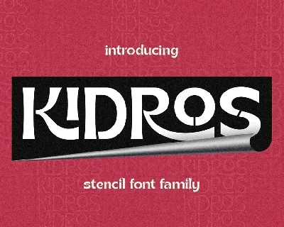 Kidros font