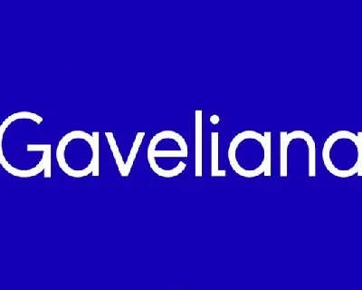 Gaveliana font