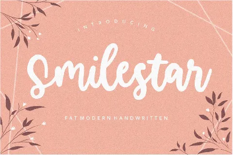 Smilestar Bold Handwritten font