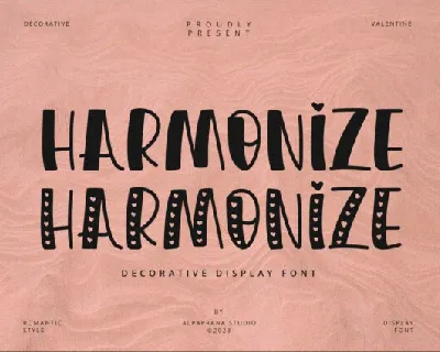 Harmonize font