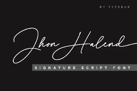 Jhon Halend font