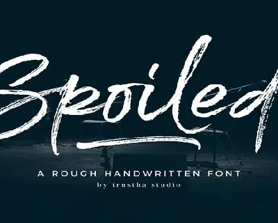 Spoiled font