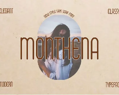 Monthena font