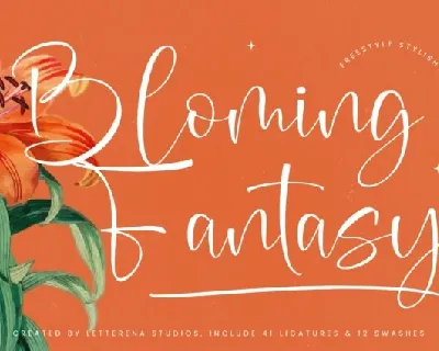 Bloming Fantasy font