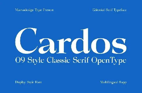 Cardos font