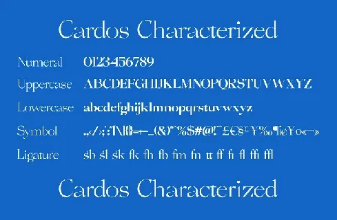 Cardos font